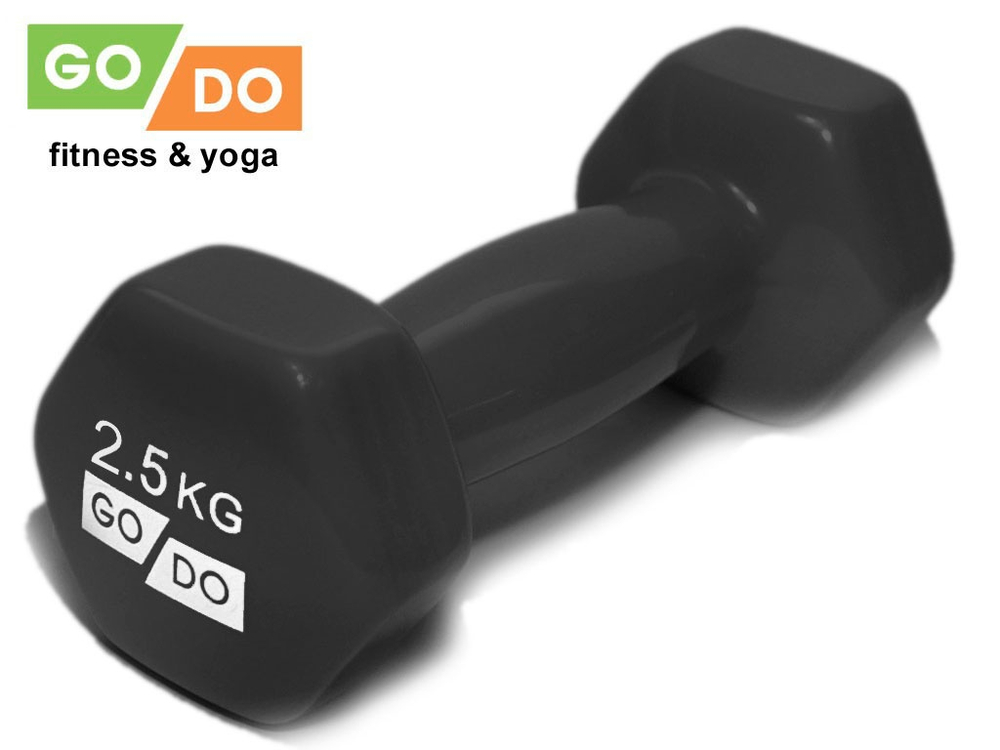Гантель в виниловой оболочке GO DO
