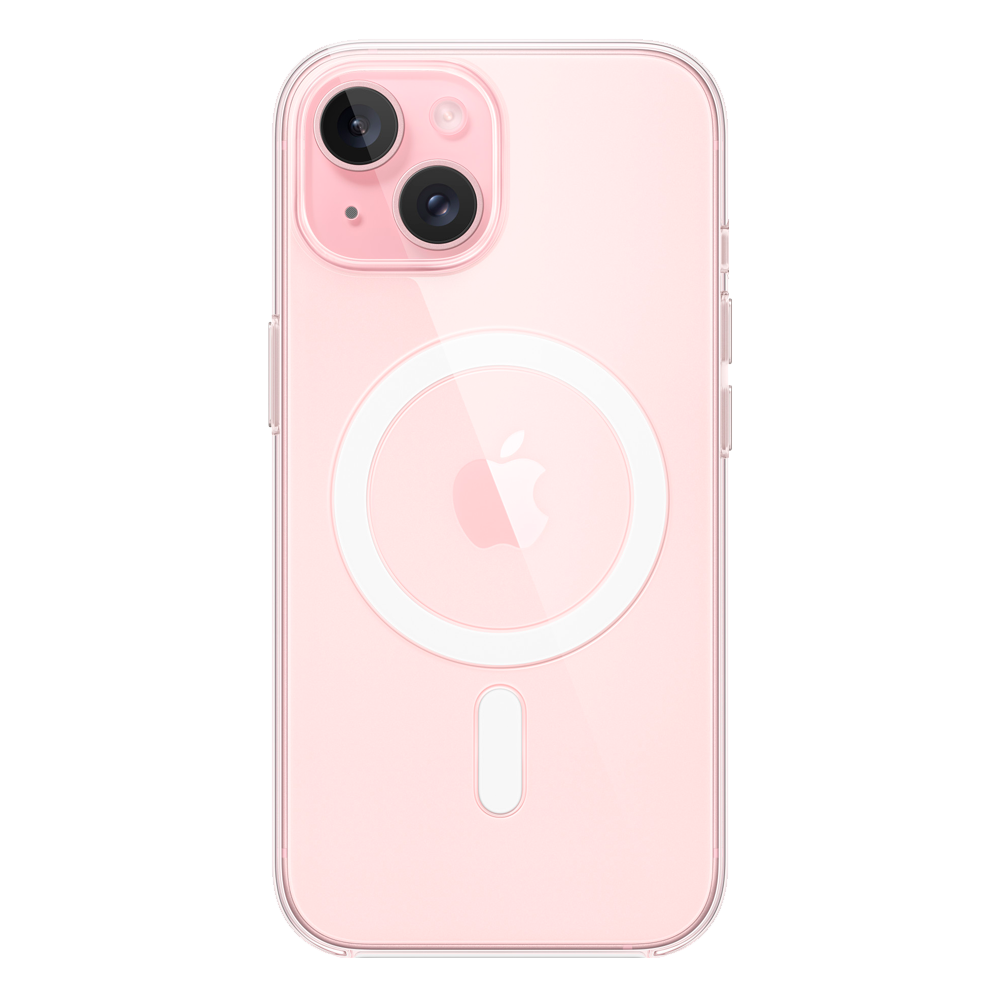 Прозрачный чехол с поддержкой MagSafe Apple Clear Case для iPhone 15