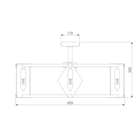 Потолочная люстра Eurosvet Aragon 60126/8 черный Smart
