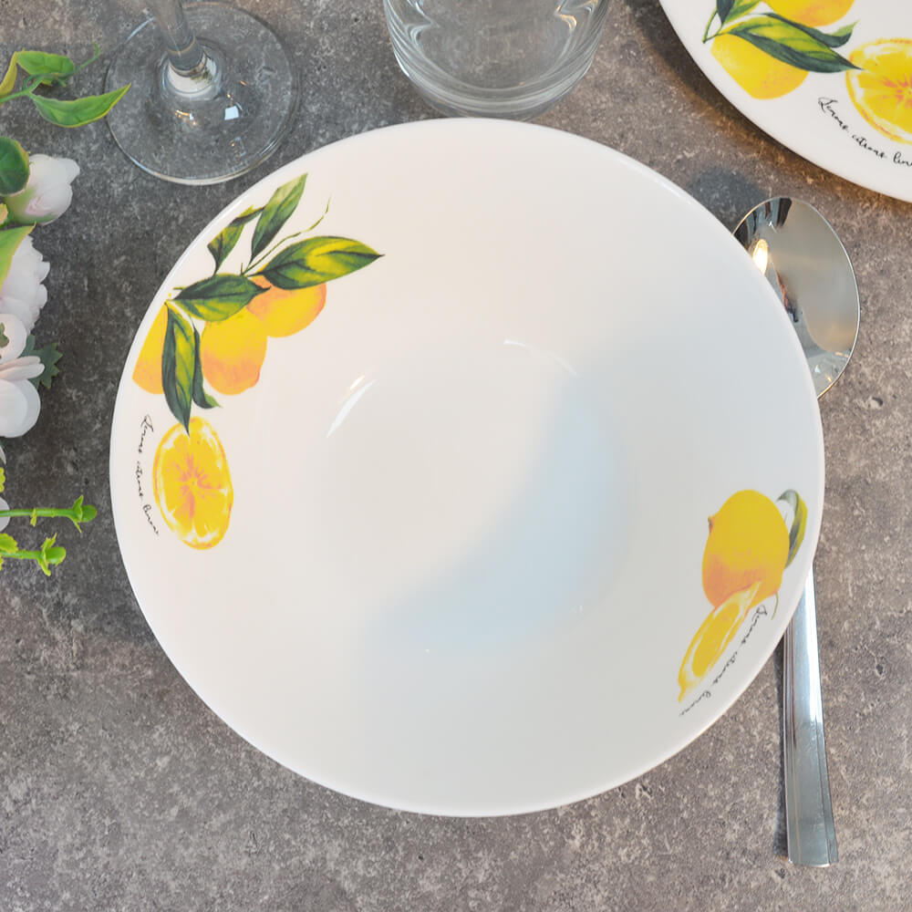 Салатник 1000мл 18см Сорренто, стеклокерамика, Jewel