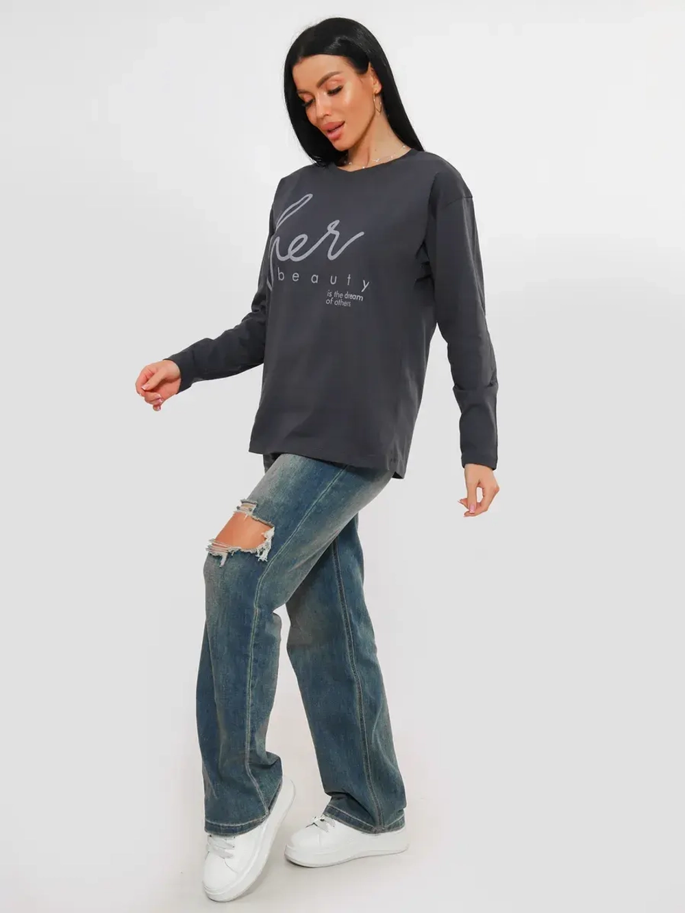 Лонгслив большие размеры