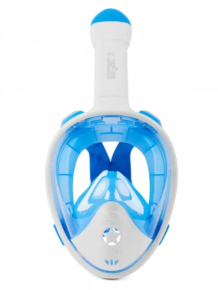 Маска полнолицевая Sargan Планета океан 2.0 белый/голубой