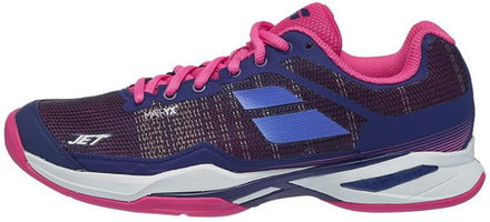 Женские Кроссовки теннисные Babolat Jet Mach и Clay Women - estate blue/fandango pink