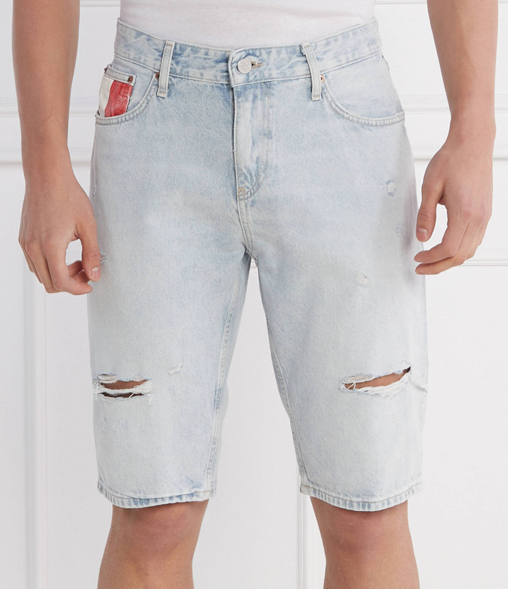 Джинсовые шорты Ryan Tommy Jeans - голубой(DM0DM18804)