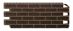 Панель отделочная Vilo Brick DARK BROWN с фугой