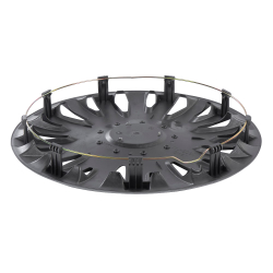 Колпаки R15 Vega 4шт (серебристо-черно матовые) ABS-пластик ARNEZI A0702058