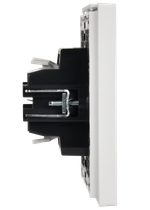 FORTE&PIANO Выключатель 1-клавишный самовозвратный 10А FP210 белый IEK