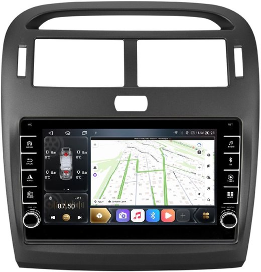 Магнитола для Lexus LS430, Toyota Celsior XF30 2000-2006 (ШГУ монохром) - Carmedia OL-9563-1 (кнопки и крутилки), Android 12, TS10, CarPlay, 4G SIM-слот