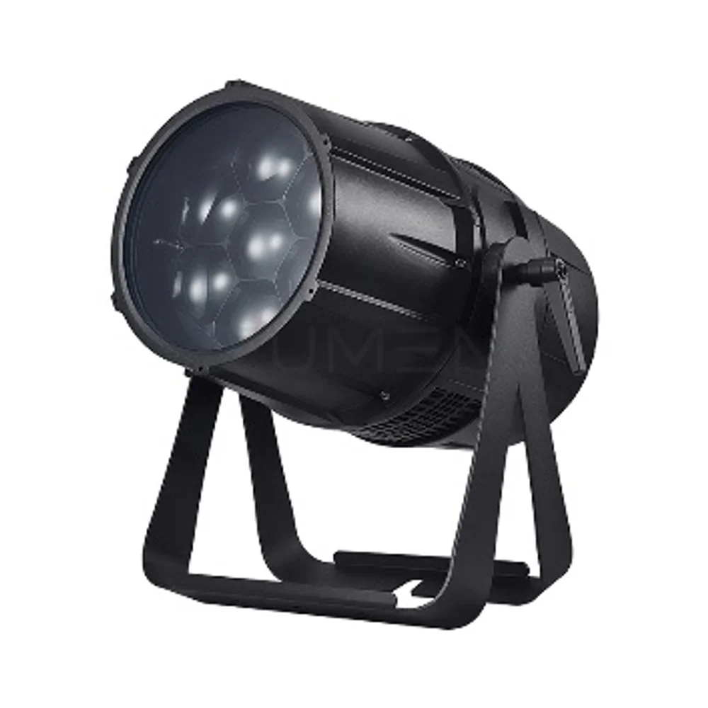PL-P740WZ — светодиодный PAR-прожектор 7×40 Вт RGBW с зумом 4,7°–55,7° IP65
