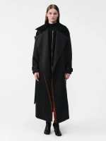 Тренч черный OLA OLA
