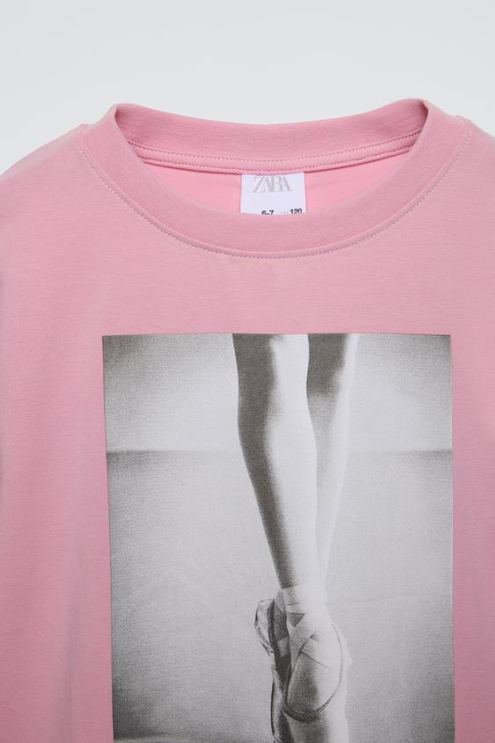 ZARA ФУТБОЛКА СВОБОДНОГО КРОЯ, РОЗОВЫЙ