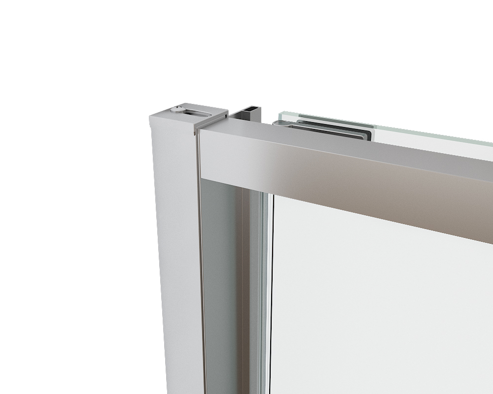 Душевой уголок Теси (Tesi) Vincea VSRW-7TS9012CL, 1200*900, хром, стекло прозрачное