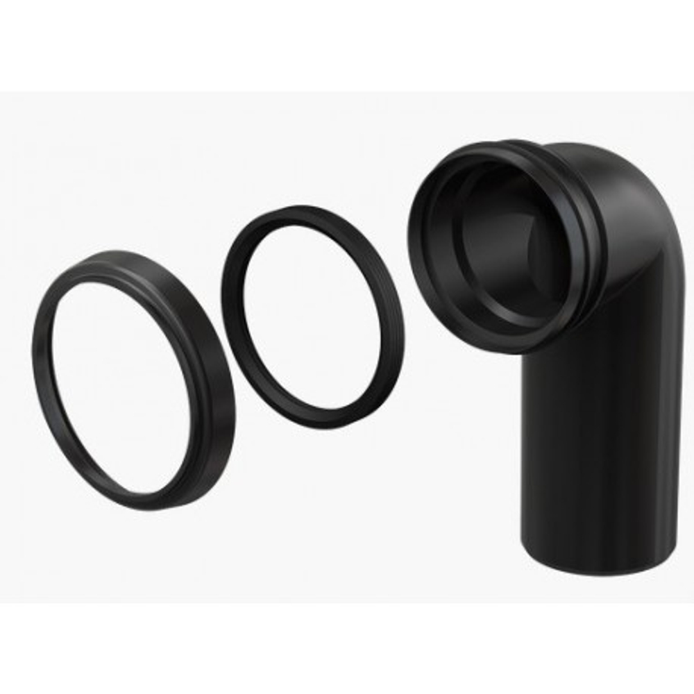 Колено стока, комплект 90/90 М908 ALCAPLAST