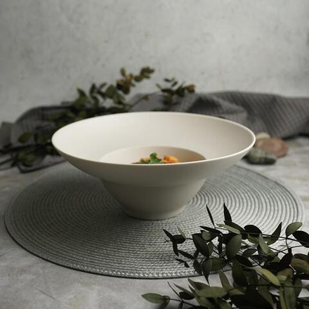 Тарелка глубокая 400 мл d 24 см h9 см для пасты   Noble [2]