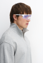 Спортивные очки 100% SPEEDCRAFT SL LE Bastille / Pearl White Glitter / Blue Mirror Photochromic Lens