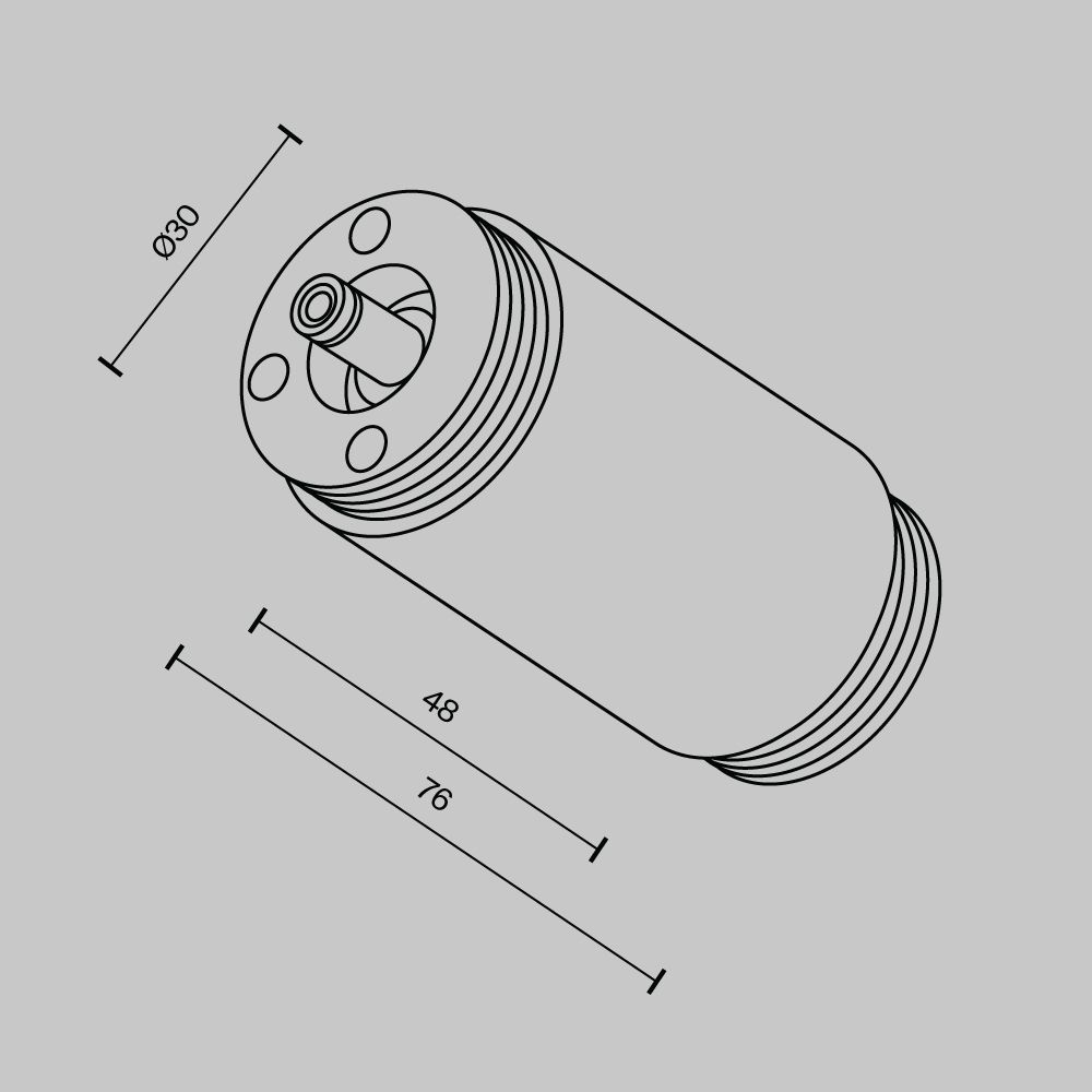 Комплектующие для систем освещения с токоведущими элементами Technical CA013IC-B