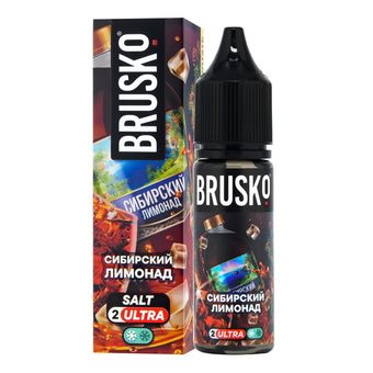 Жидкость BRUSKO Salt (Chubby) 2% ULTRA 35 ml - Сибирский лимонад