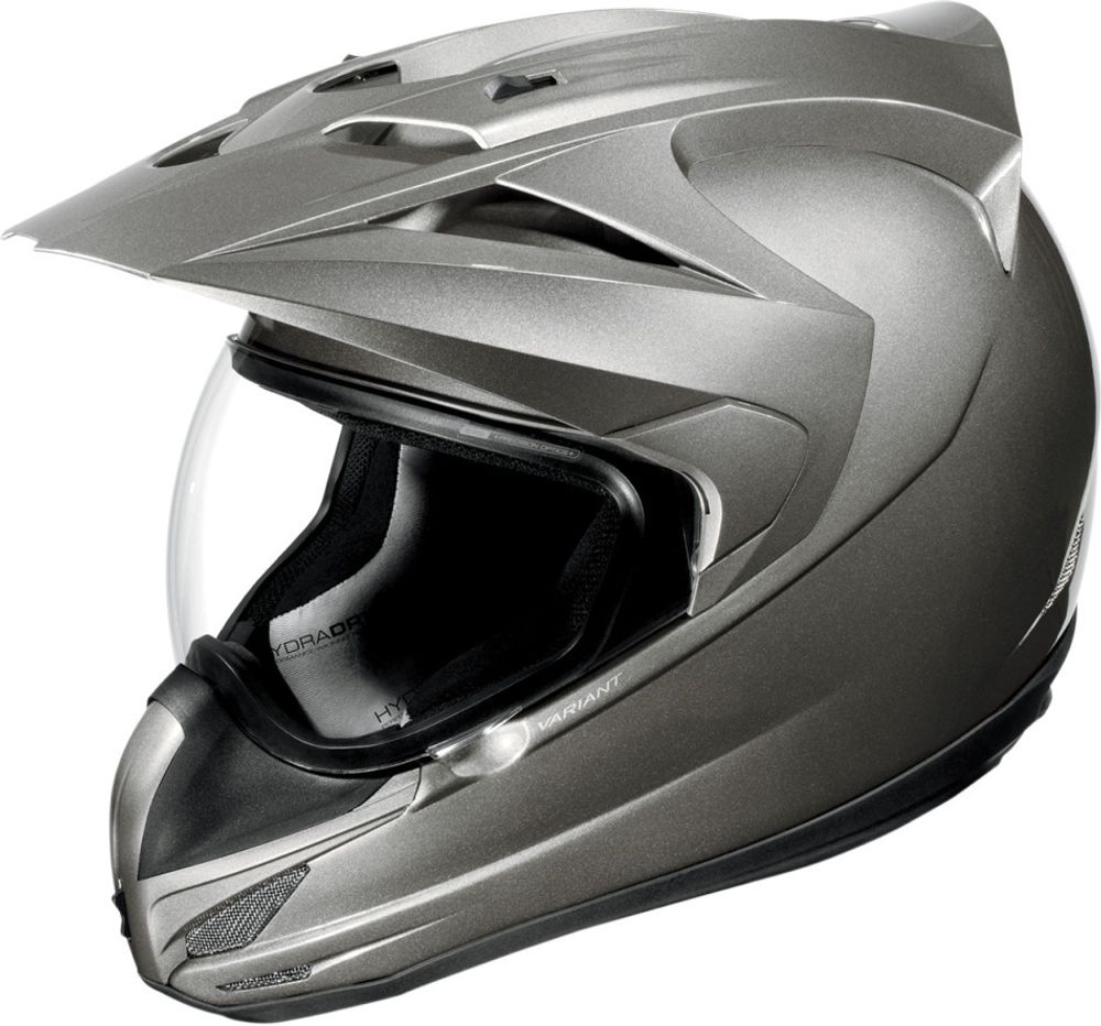 Мотошлем - ICON VARIANT SOLID (серый)