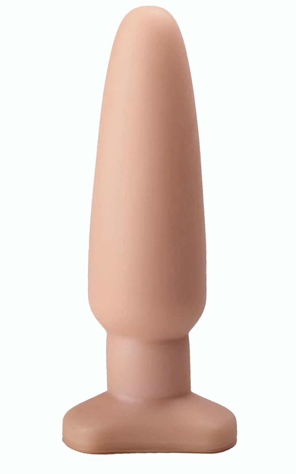 Телесный анальный плаг среднего размера - 18 см. (Цвет: телесный)