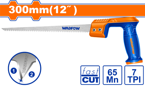 Пила выкружная 300 мм 7TPI (8/48) WADFOW WHW6G12