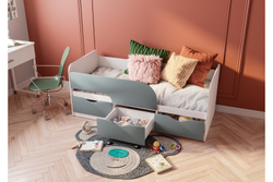 Кровать детская Стандарт КР-22 NEW, Белый, Серый