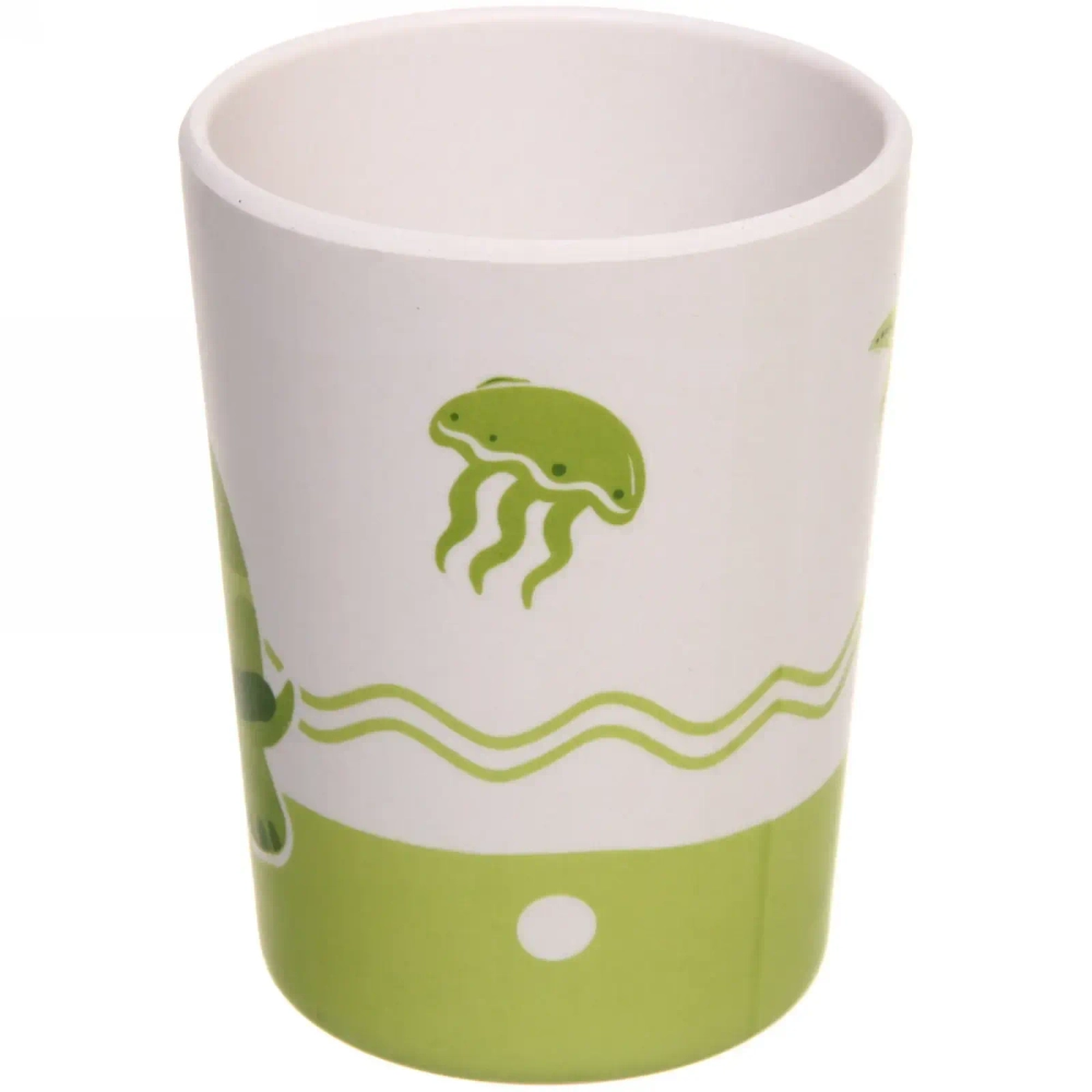 Набор детской посуды из бамбука 5 предметов «Черепашка»