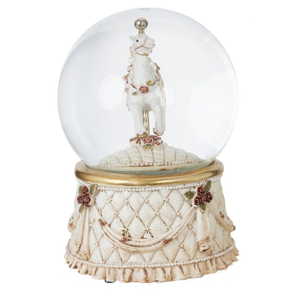 GAEM Фигурка декоративная в стекл шаре "Карусель" (ключ, муз,движ), D 10 см, L10 W10 H14 см