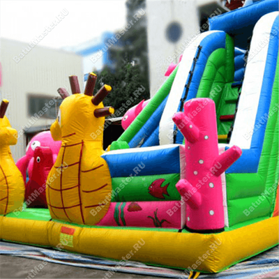 Коммерческий надувной батут "На дне морском"