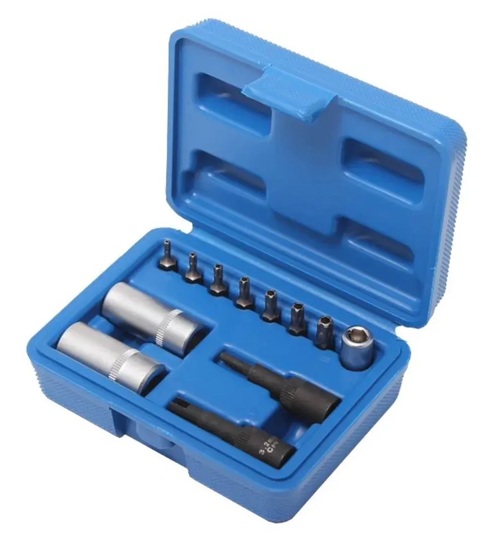 Набор для обслуживания кондиционеров а/м 1/4''12пр., в кейсе RockForce##Rock FORCE RF-4061112