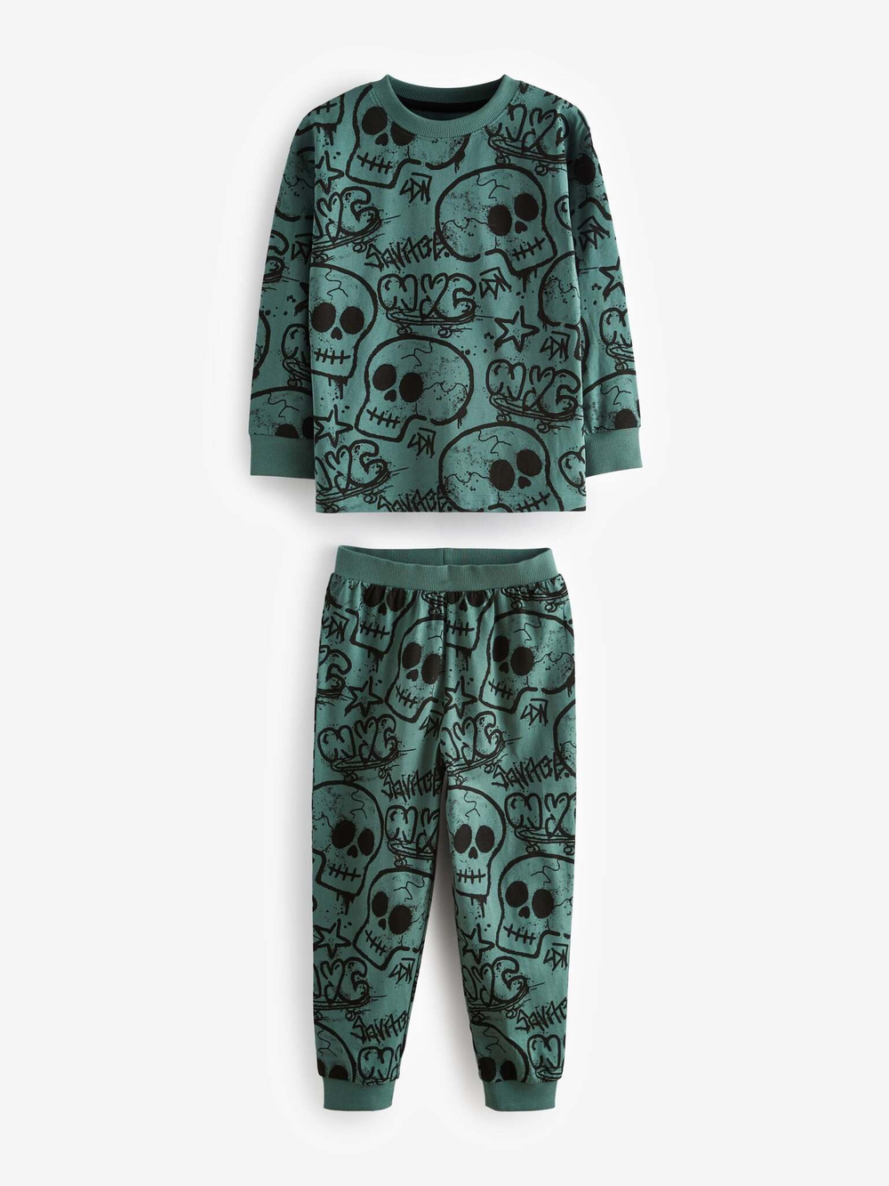 Пижама для мальчика Next B84-141, 3 шт., Коричневый, Синий, Бирюзовый