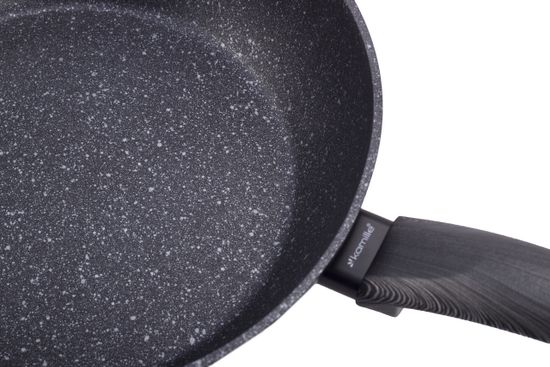 Сотейник 28 см. из кованного алюминия Kamille KM-4136 с мраморным покрытием