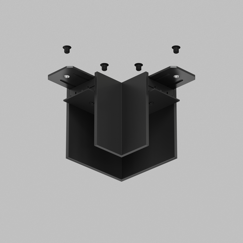 TR2102-BK Угловой соединитель для шинопровода SMART черный