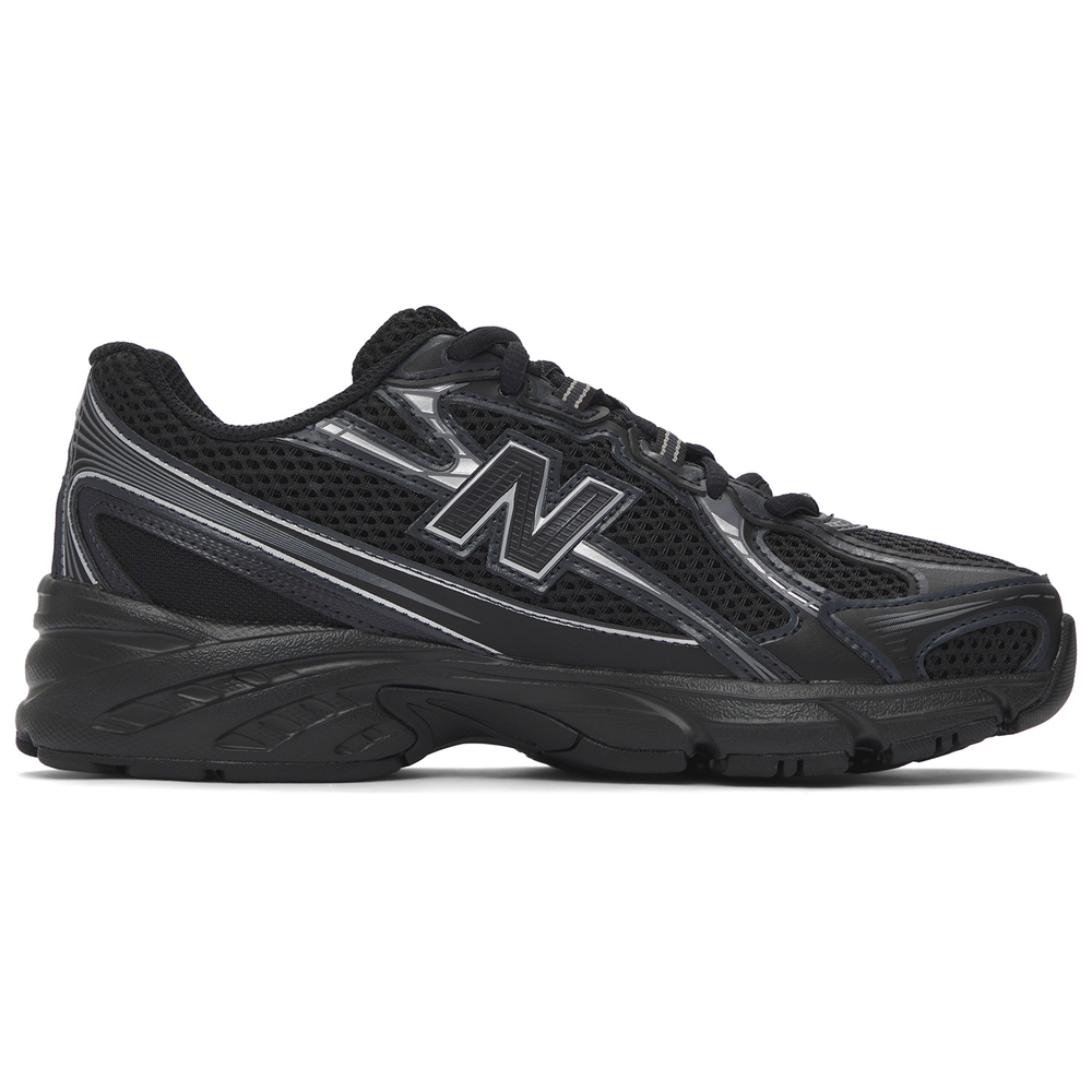 New Balance NB 740 V2 Soft Comfortable Wear Resistant Breathable Low Top Running Shoes Unisex Black