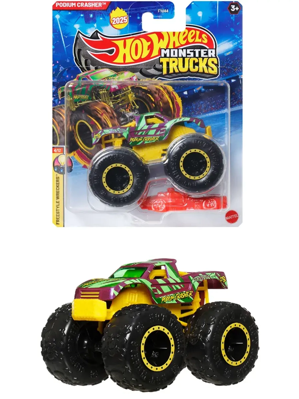Машинка Monster Trucks Хот Вилс Hotweiler FYJ44 HTM44