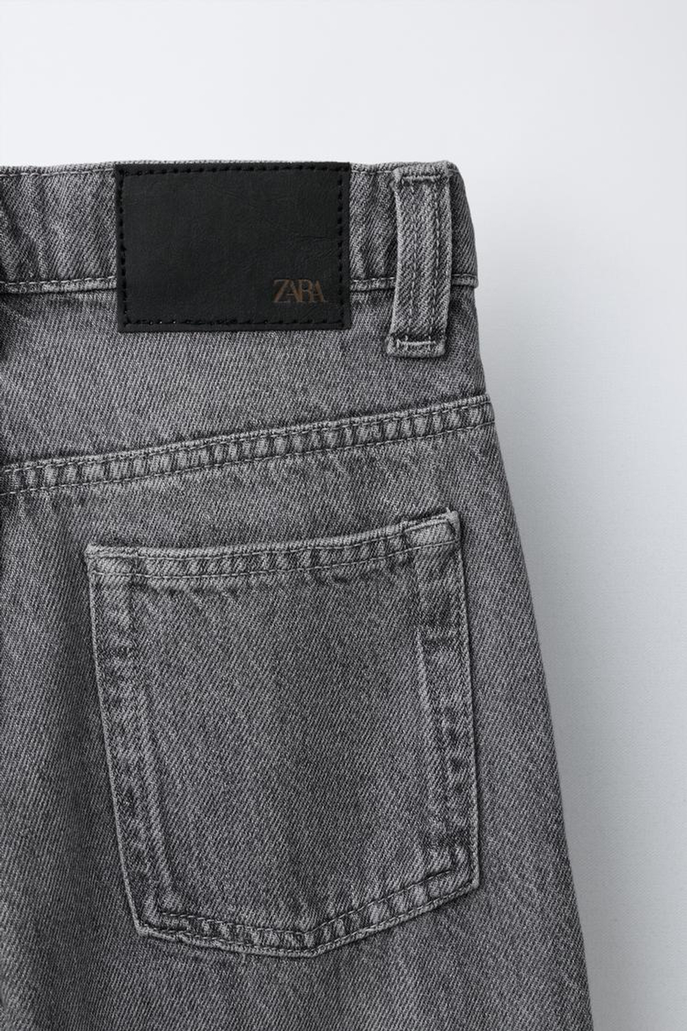 ZARA ДЖИНСЫ FLARE С БАХРОМОЙ, СЕРЫЙ