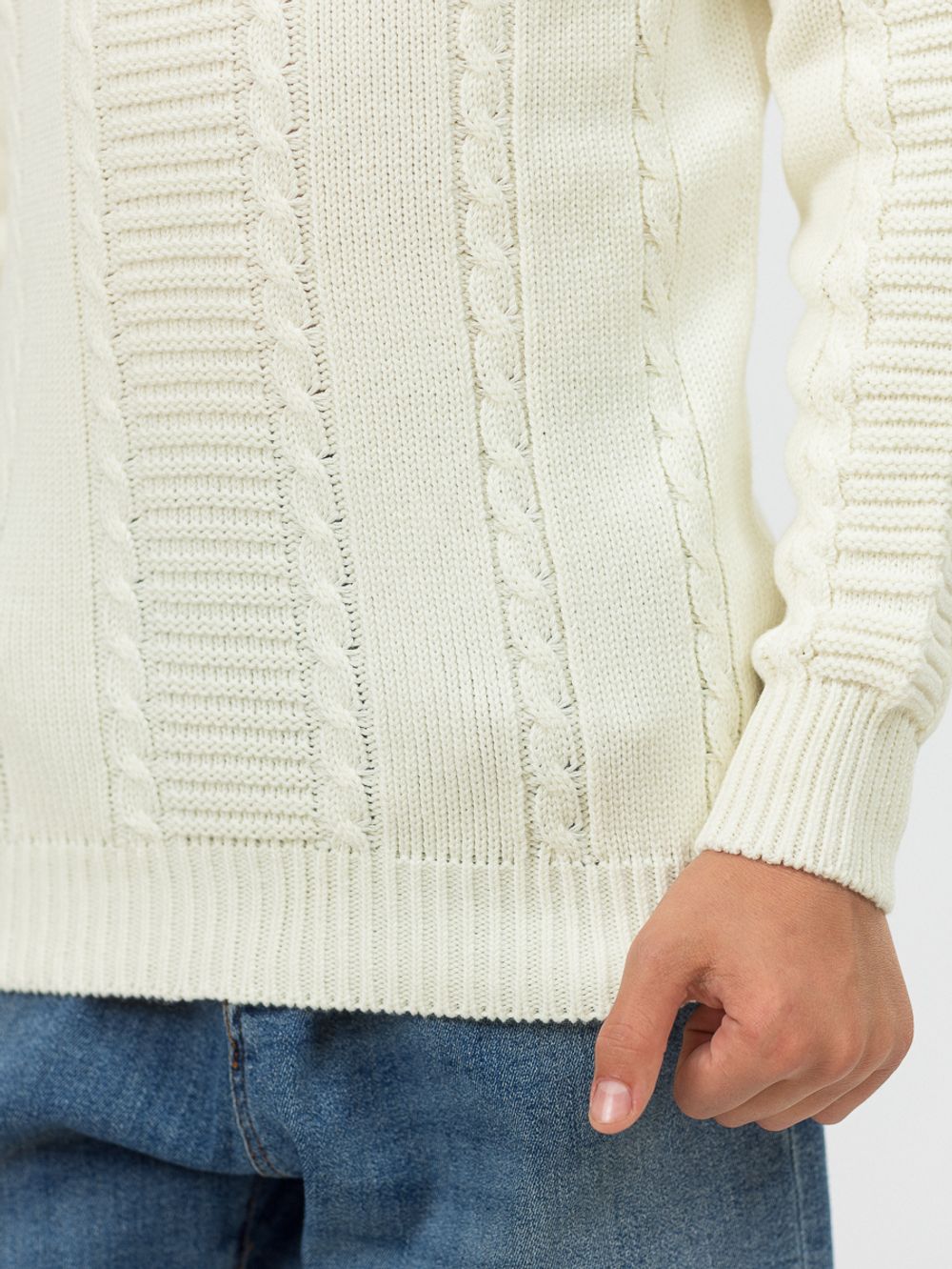 Джемпер для мальчика AT440 молочный