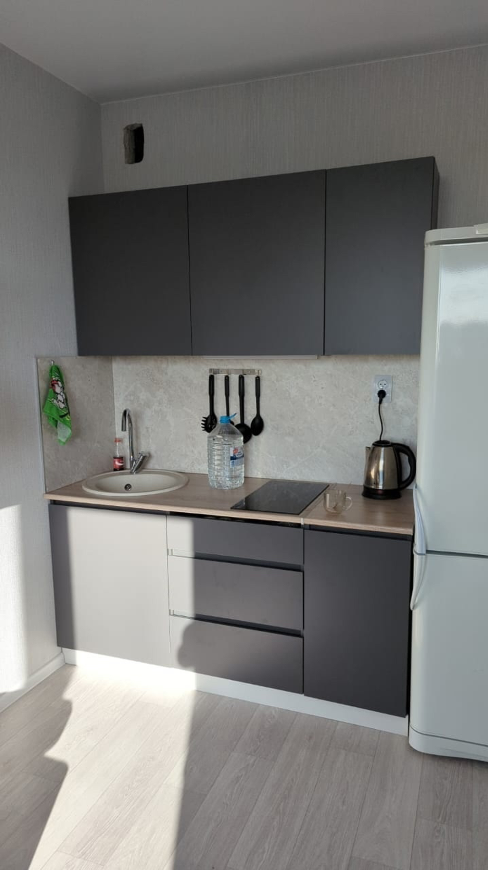 Кухня «Денвер» Графит 160 см