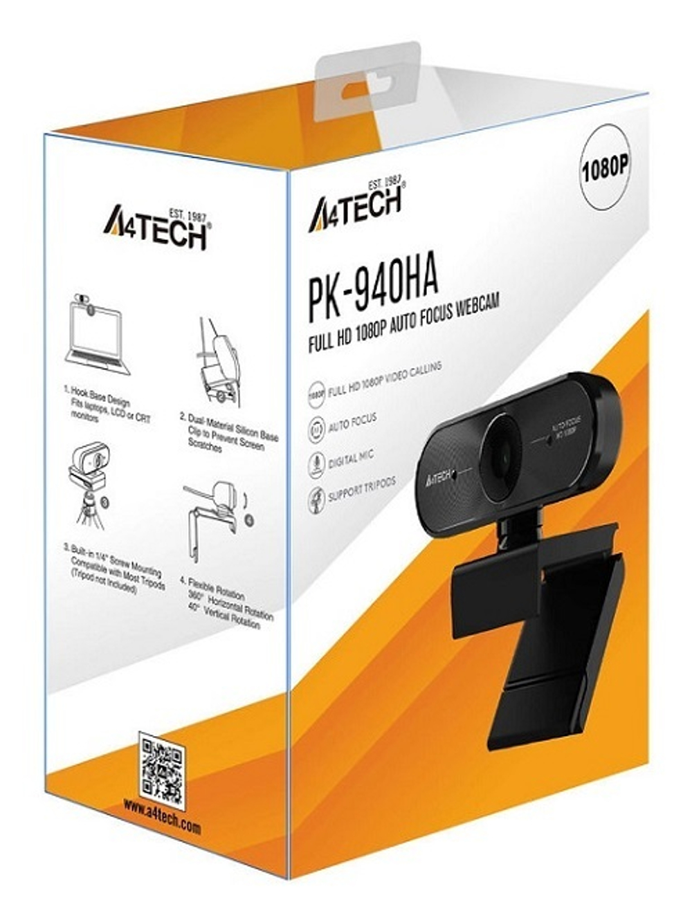 Веб-камера  A4Tech PK-940HA