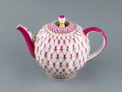 Чайник заварочный форма Тюльпан рисунок Сетка-Блюз 2 арт. 80.86209.00.1