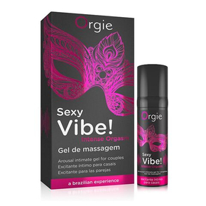 Жидкий вибратор Orgie "Sexy Vibe" с эффектом охлаждения и разогрева, 15мл. оригинал