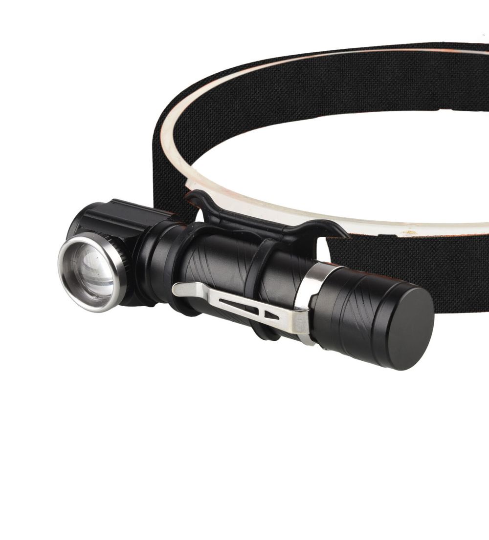 Фонарь налобный &quot;Сибирский Следопыт -Big Tenzor&quot;, съемный, 1LED,аккум.1x2000mAh/100/120/