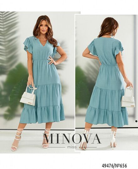 Платье 656-ментоловый Minova Фото 1