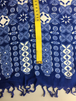 Шарф сине-белый