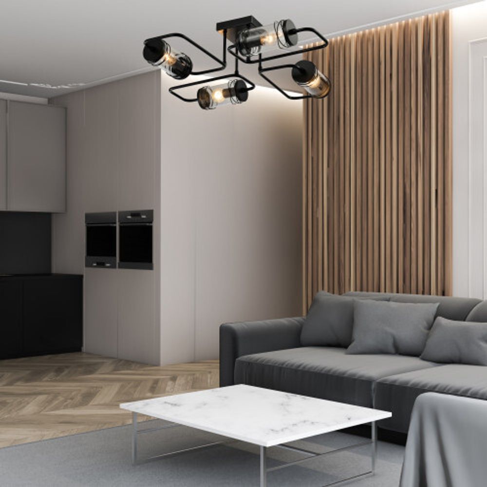 Люстра Rivoli Akanta 5061-304 4 х E14 40 Вт лофт - кантри | Rivoli