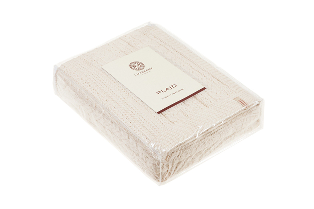 Плед 150x200 Luxberry Lux 45 экрю пак