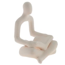 GAEM Фигурка декоративная "Читатель", L9,5 W9 H14 см