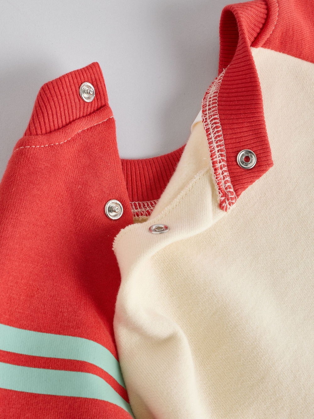 Толстовка и спортивные брюки в комплекте для малышей Next E81-367, Молочный, Красный, Серый