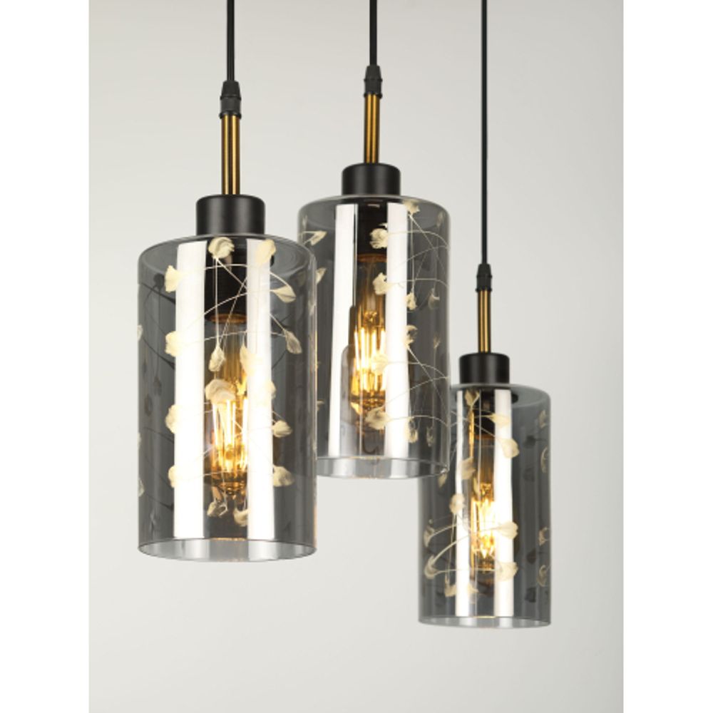 Светильник подвесной (подвес) Rivoli Eileen 9154-203 3хЕ27 60 Вт модерн | Rivoli