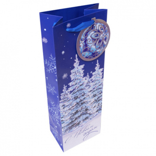 Сумка лам.12,5*36*8,5 под бутылку НГпремиум