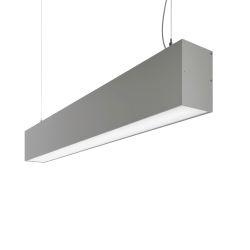 ULO-K10D 52W-4000K-L120-H IP40 SILVER Светильник линейный светодиодный подвесной. Белый свет 4000K. 7280 Лм. Алюминий. Цвет серебро. TM Uniel